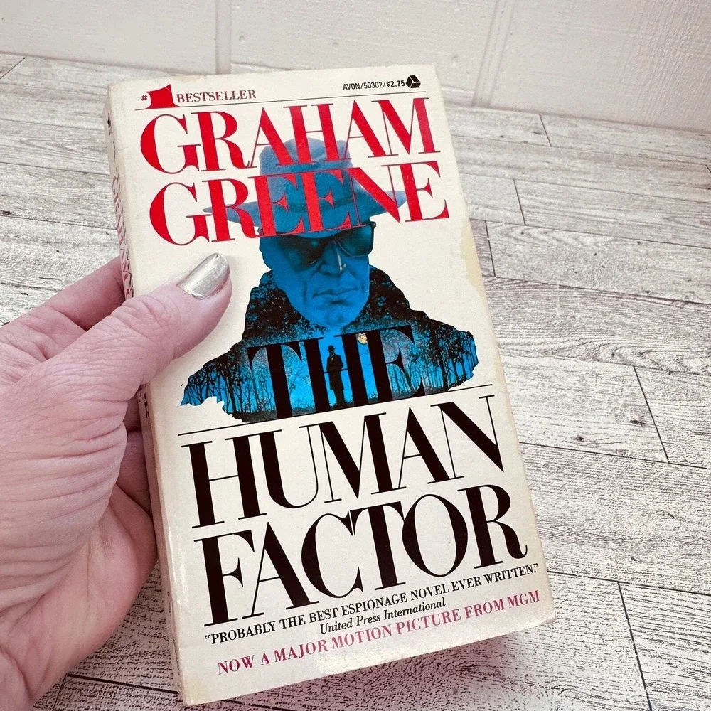 The Human Factor Graham Greene‎ 1979 Paperback Cold War Spy Thriller Avon Books